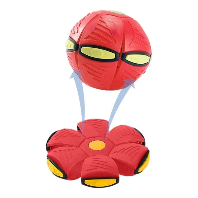 Flying Saucer Bouncing Ball Is A Durable Elastic and Fun Dog Pet Toy