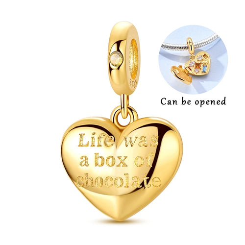 Hot 925 Sterling Silver Gold Charm Bead Pendant Cat Dog Pet Animal