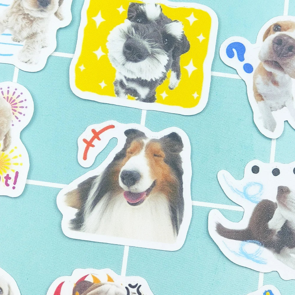 40pcs Pet Dog Holiday Party Sticker Mobile Phone Cup Laptop Skateboard