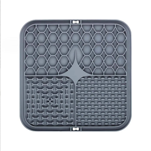 Pet Lick Silicone Mat Slow Feeder Dog Food Plate Bathing Distraction