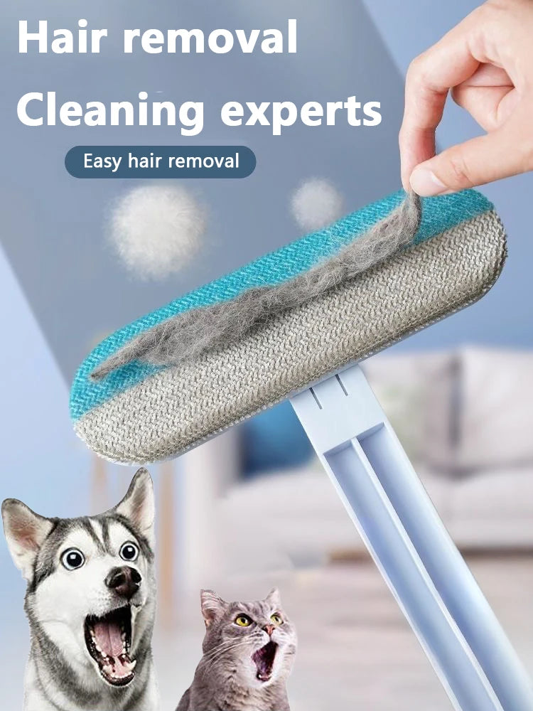 Multifunctional Pet Hair Remover Brush Long Handle Window Cleaning