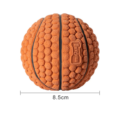 Soft Pet Ball Squeaky Toy For Small Large Dog Rugby Tennis Volleyball