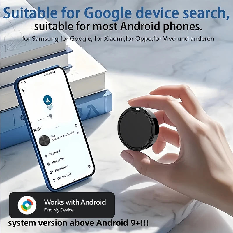 Mini Bluetooth Tracker For Android Work With Google Find Hub Device