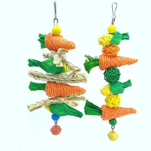 1pc Random Color & Style Handmade Woven Vine, Carrot & Corn Shaped