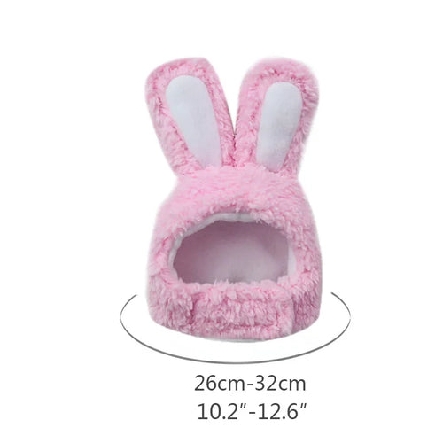 Cute Bear Rabbit Hooded Pet Cat Dog Accessories Cosplay Cat Hat Winter