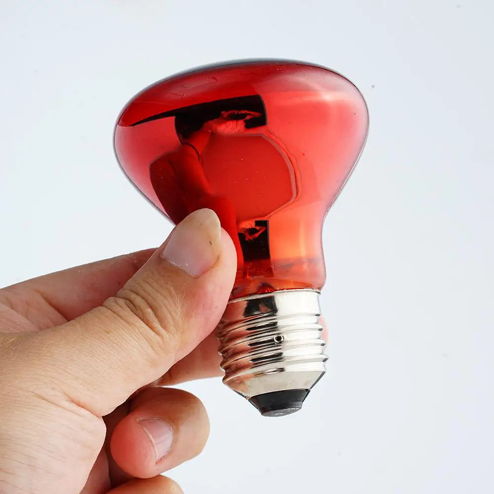25W-100W E27 Poultry Heating Bulb Infrared Insulation Heating For