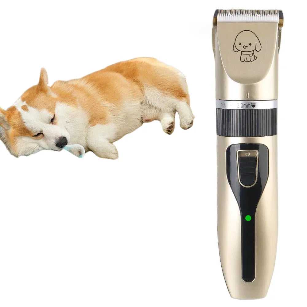 Pet electric clippers for dog and cat shaving; pet hair trimmer;