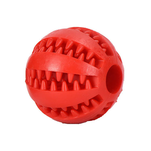 Interactive Dog Food Ball Rubber Chew Toy for Small to Large Dogs And