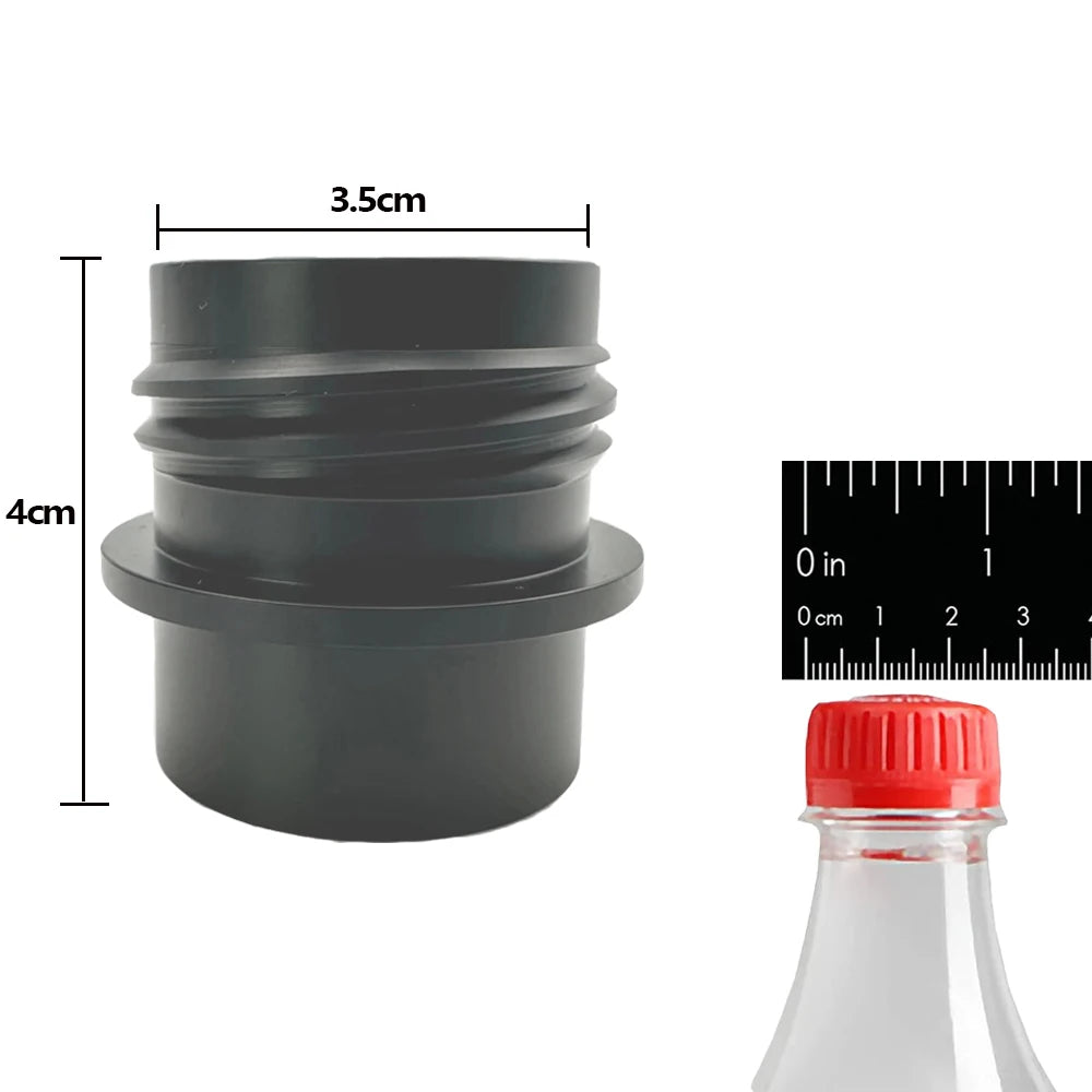Bottle Adapter for 28 Gauge PET Bubble Bottle Compatible with
