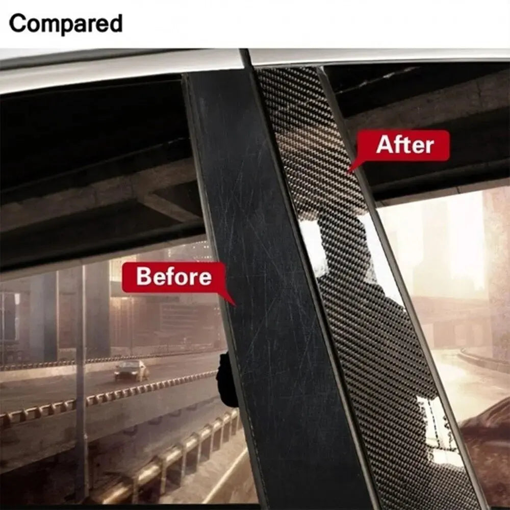 Nano Carbon Fiber Car Body Film DIY Paste Protector Strip Car Door