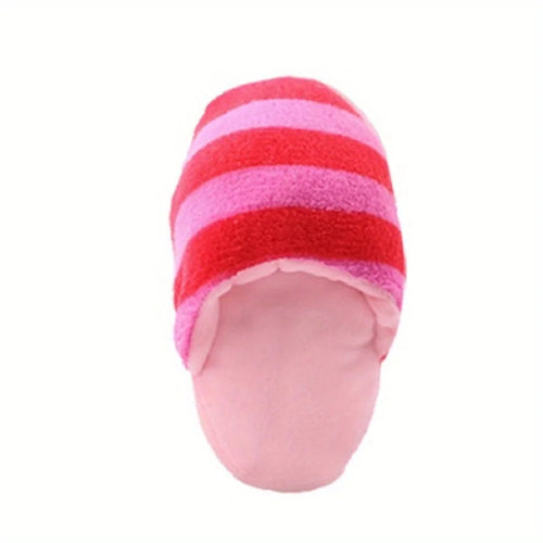 Durable Plush Squeaky Slipper Chew Toy Colorful Cartoon Dog Toys