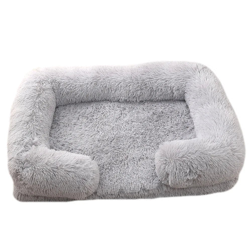 Sofa Dog Bed Plush Pet House Non-slip Cat Mat Thicken Removable Cat