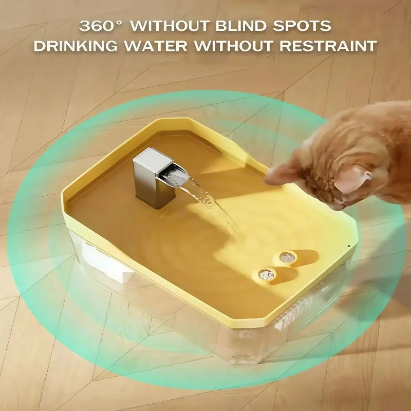 Cat Water Fountain Auto Filter USB Pet Drinking Dispenser Live Water