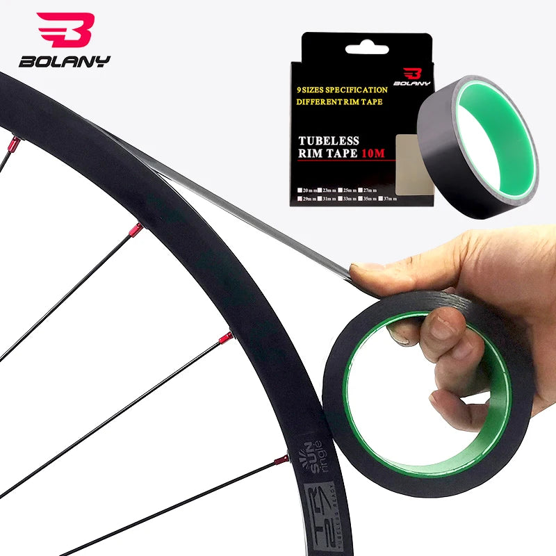 Bicycle tubeless rim tape width 18/21/23/25/27/29/31/33 / 35mm * 10m