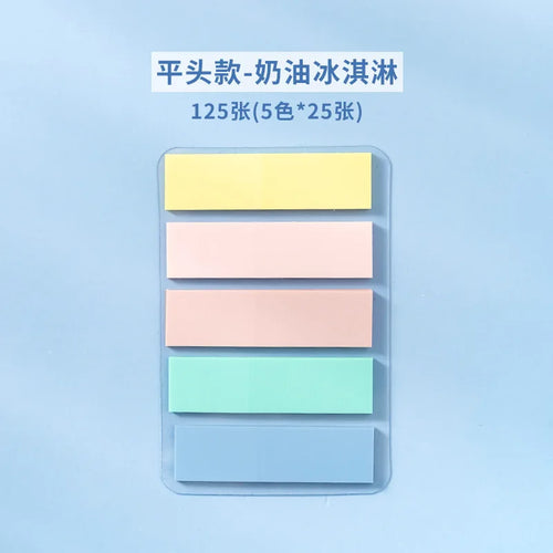 1 PC PET Transparent Index Sticker Morandi Sticky Note Sticker Sticky