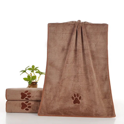 1Pc Pet Towel Soft, Thickened and Quick-drying Small Large Dog Cat