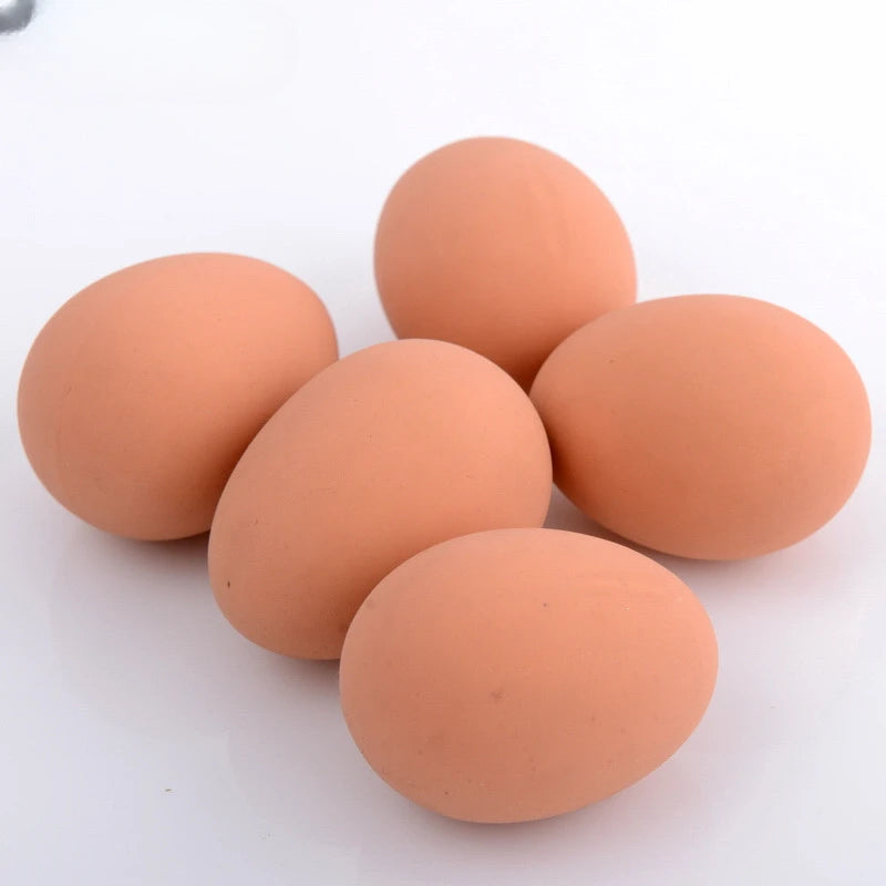 1 Pcs Novelty Bouncy Eggs Realistic Fake Rubber Bouncing BallsModel