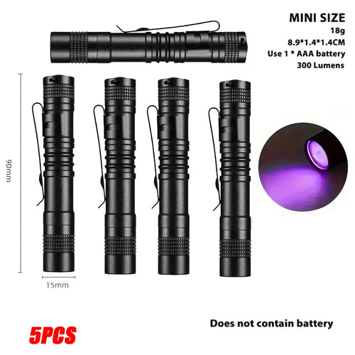 395nm UV Flashlight Ultraviolet Light,Pet Dog Cat Urine Detector