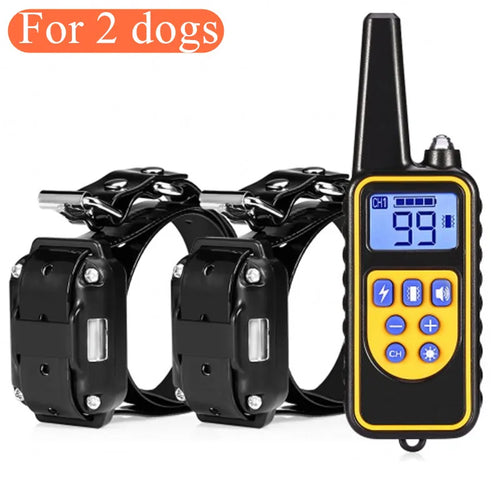 800m Digital Dog Training Collar Waterproof Rechargeable Remote