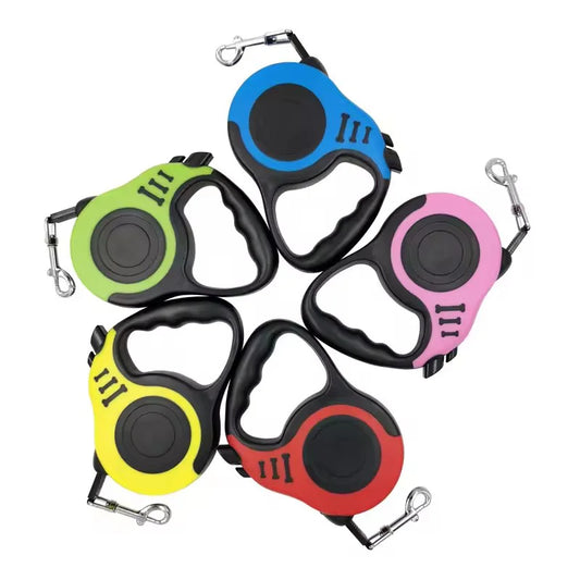 Retractable Dog Leash Outdoor Pet Leash Nylon Braided Rope for Small