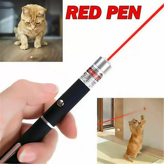 Red Laser Pointer Pen - Long Range Single Point Laser for Cat/Dog Pet