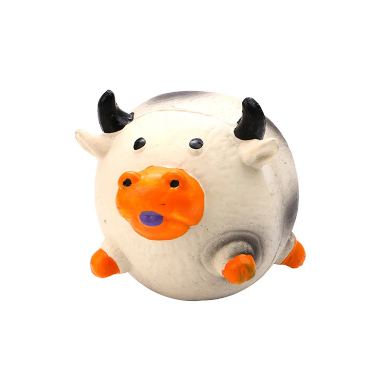Pet Supplies Amazon Hot selling Animal Shaped Latex Toys Bite and Bite
