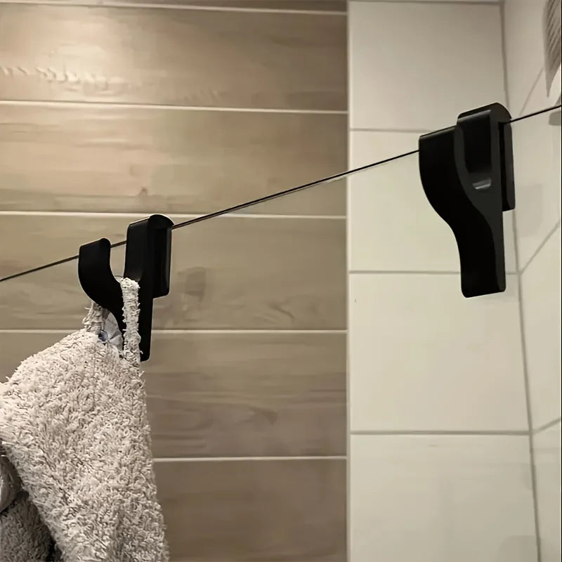 3D Shower Door Towel Hook for 8mm Glass Doors Bathroom Hanger for