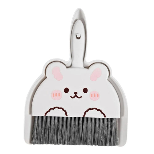 Broom Dustpan Brush Durable Nesting Snap on Design Dust Pan and Hand