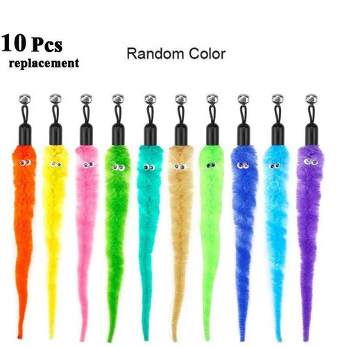 Replace Plush Cat Toy Accessories Worms Replacement Head Funny Cat
