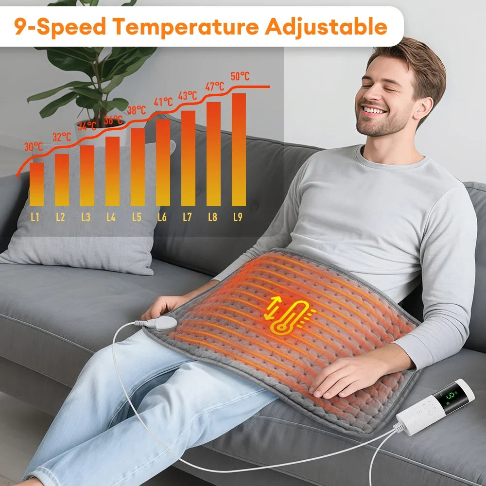 Electric Heating Pad Pet Heat Mat with 9 Levels Constant Temp 4 Mode