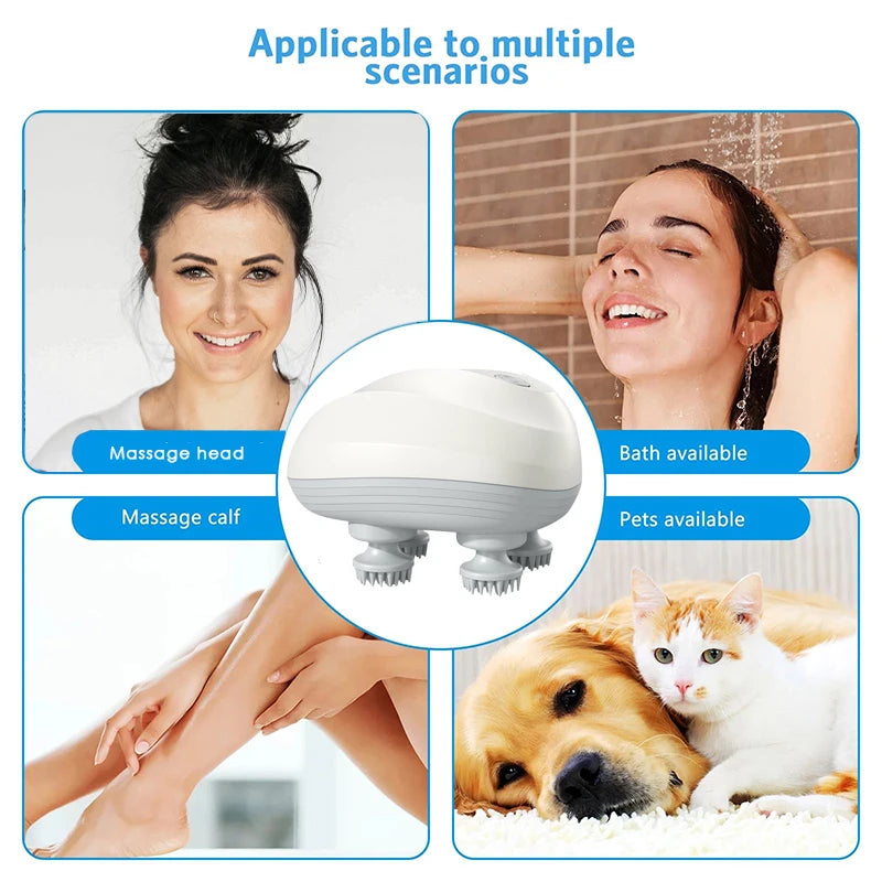Deep Scalp Massager Head Cleaning Massager Also Suitable for Pets