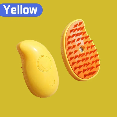 Upgraded Pet Spray Grooming Comb Steamy Floating Hair Removal Cleaning