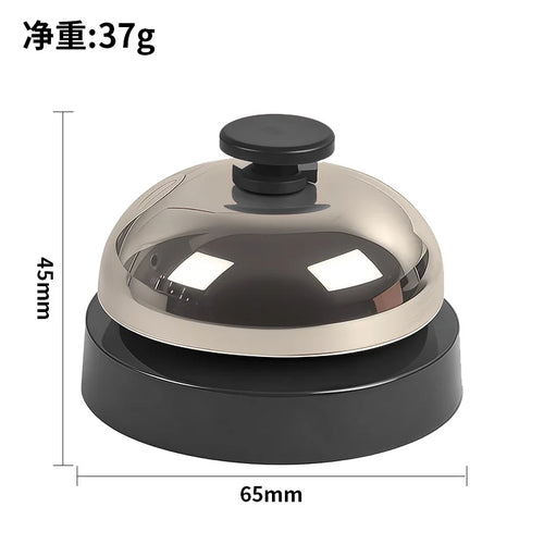 Table Order Bell Multi Color Handbell for Restaurant Kitchen Bar