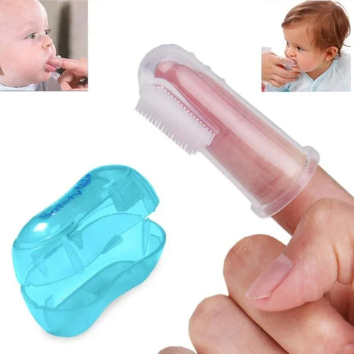 Ultra Soft Silicone Finger Toothbrush for Dog Cats Remove Plaque