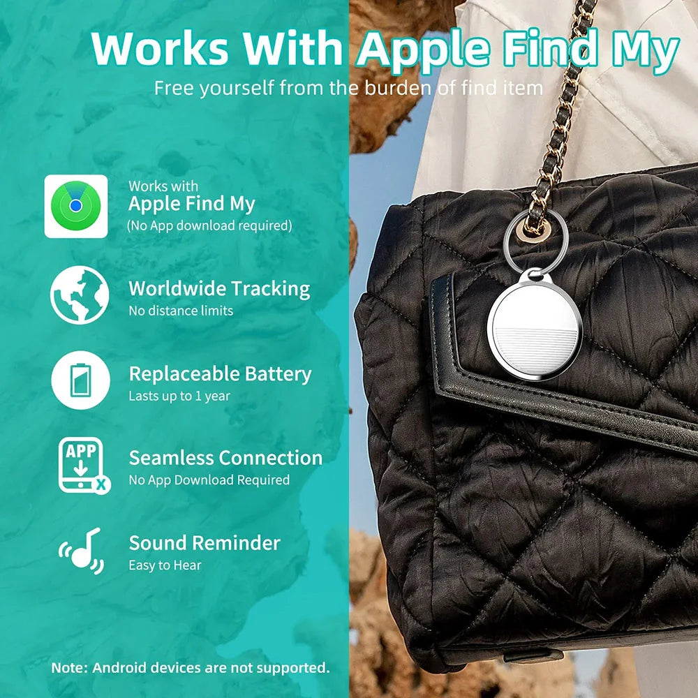 Mini GPS Tracker For Apple iOS System Find My APP AirTag Child Finder
