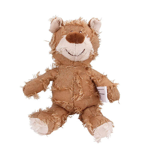Pet Teddy Bear Soundmaking Toy Plush Interactive Dog Toys Grinding