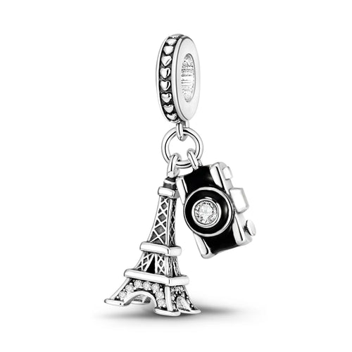 Silver Plated Travel Sunflower Lucky Charms Fit Original Pandora