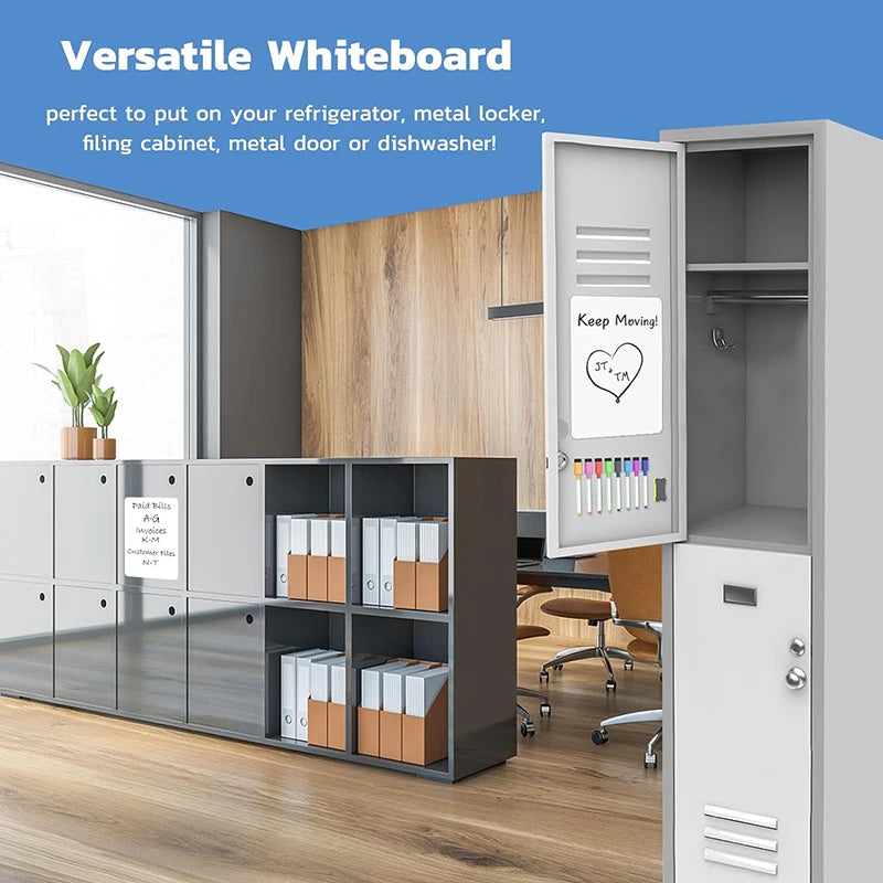 A3 Size Magnetic Whiteboard Dry Erase White Board, Fridge Stickers for