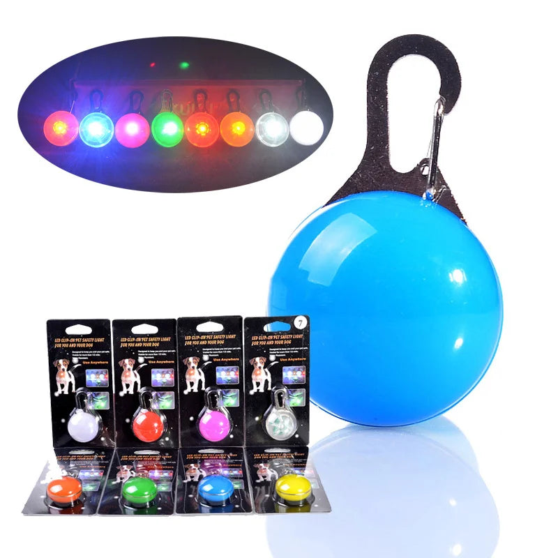 Led Dogs Collars Pendant Rechargeable Pet Usb Luminous Collar Pendant
