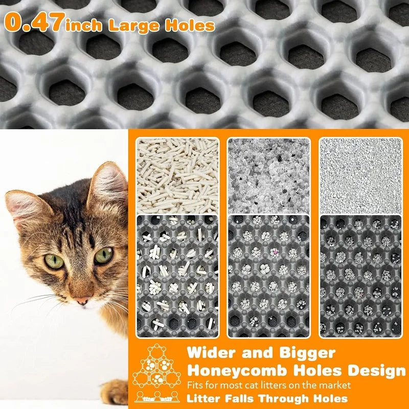 Large Size Cat Litter Mat Waterproof Pet Toilet Cat Litter Trapping