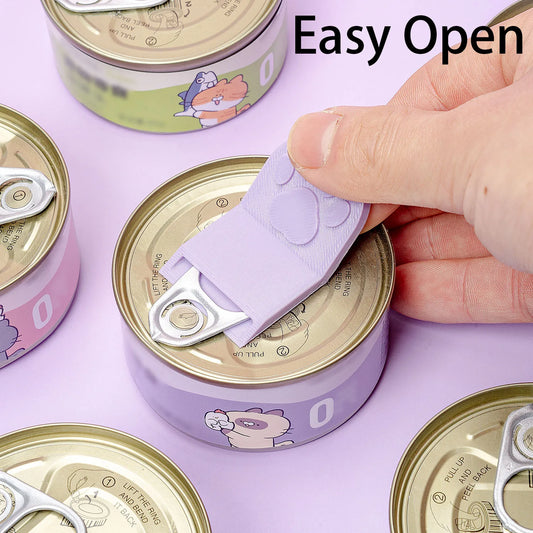 Cute Cat Paw Pet Food Can Opener Easy Ring Pull Opener Tool for Cat