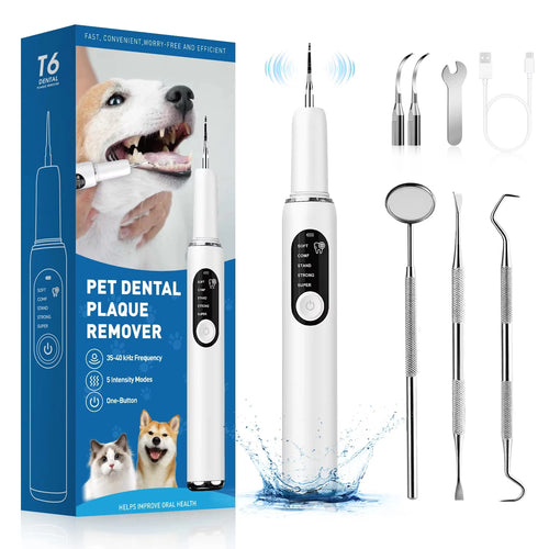 CURVY MOON Dog Use Ultrasonic Tooth Cleaner Dog Cat Pet Dental Scaler