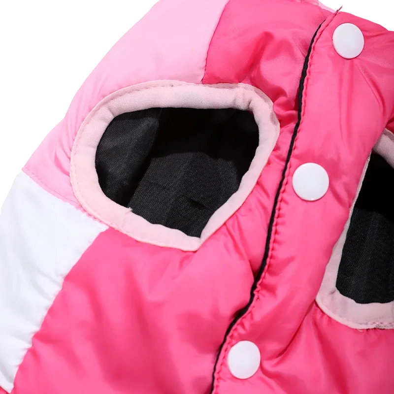 Pet Dog Hiking Jacket With R-ing Warm Dog Clothes Windproof Outdoor