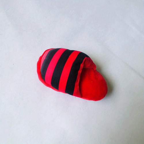Durable Plush Squeaky Slipper Chew Toy Colorful Cartoon Dog Toys
