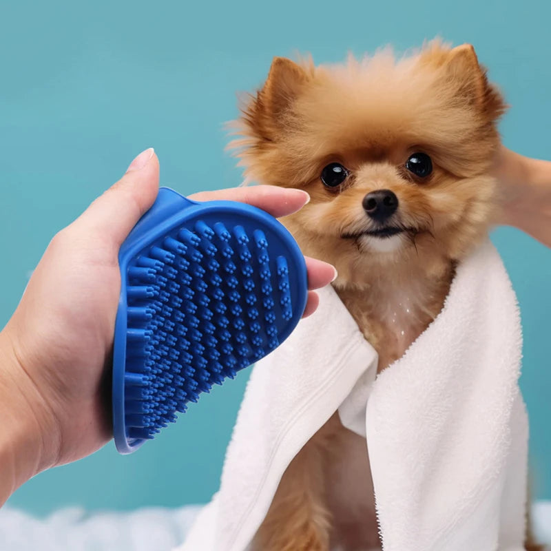 Cat Grooming Comb Dog Bath Brush Pet Grooming Shedding Soothing