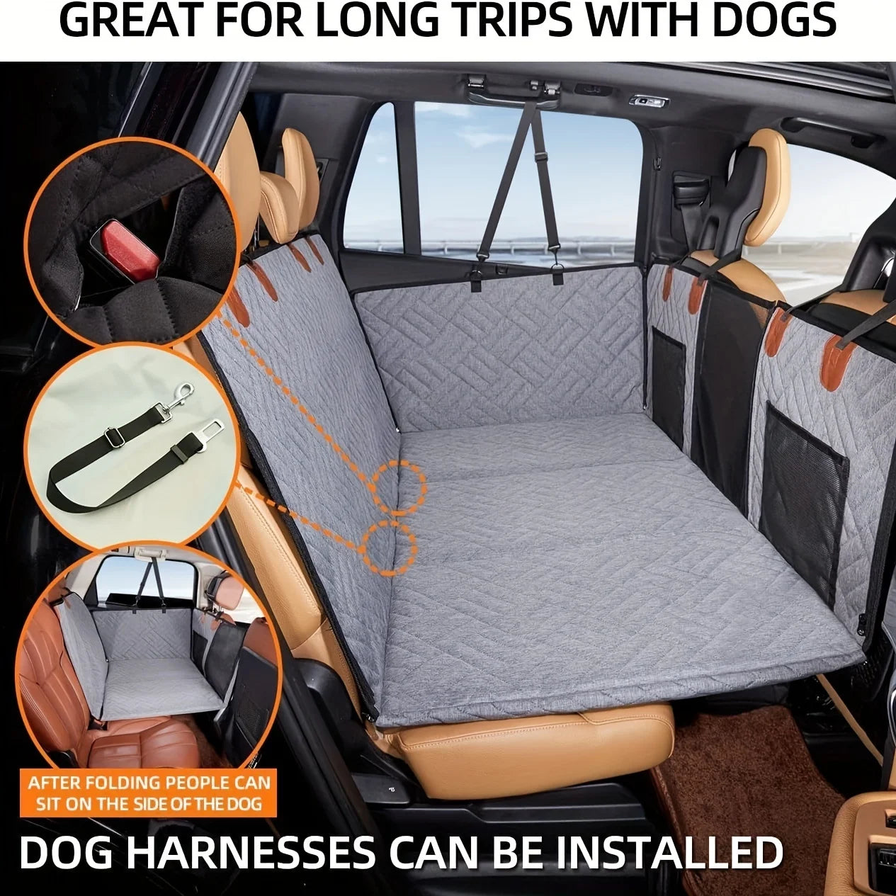 Dog Seat Cover Car Seat Cover For Pets,Waterproof Pet Seat Cover