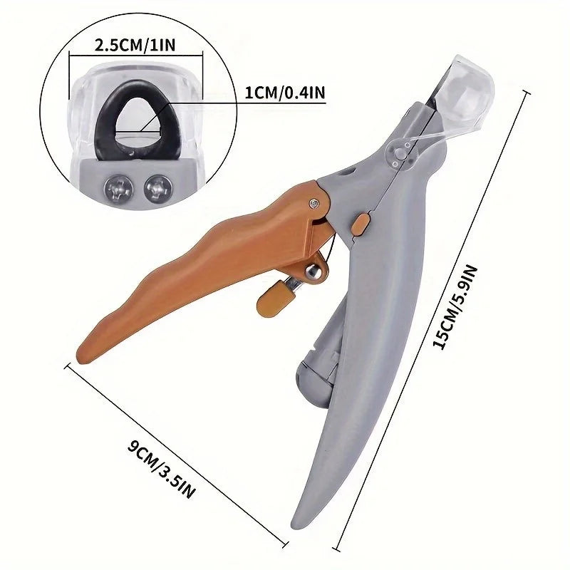 Pet Nail Clipper, Nail Trimmer for Dogs and Cats, Built-in LED Light,