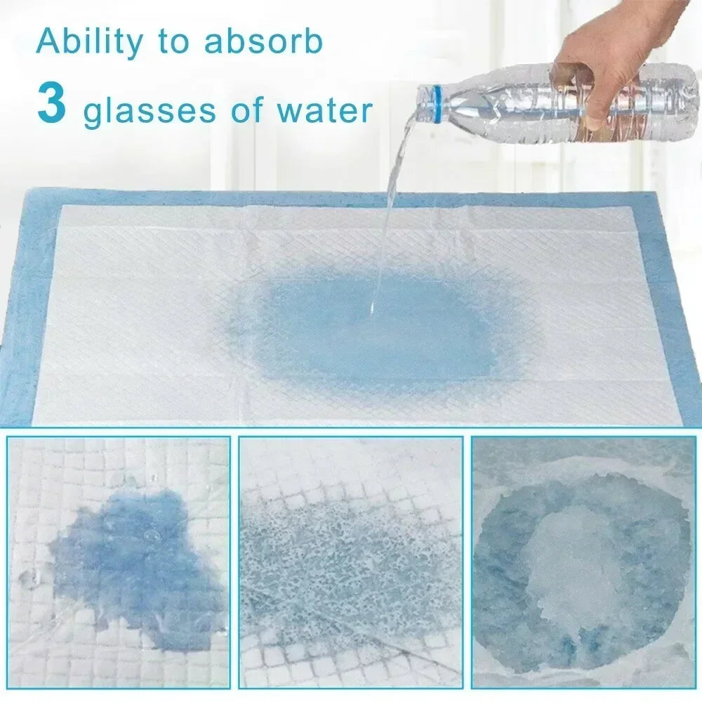 20/40/50/100-Pack Ultra Absorbent Pet Diaper Pads for Dogs &Cats