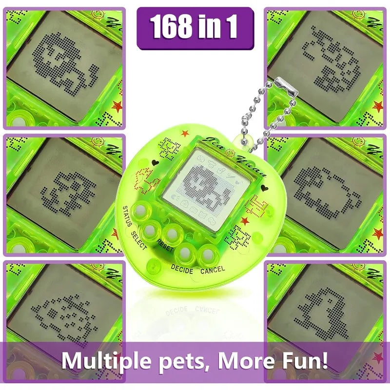 Virtual Pets Keychain for Kids Electronic Digital Pet Christmas Retro