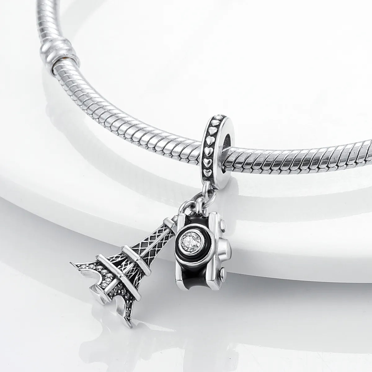 Silver Plated Travel Sunflower Lucky Charms Fit Original Pandora